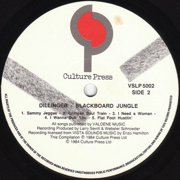 Dillinger : Blackboard Jungle (LP, Album)