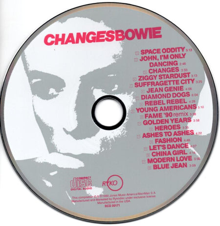 David Bowie : Changesbowie (CD, Comp, Club, PDO)