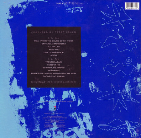 Linda Ronstadt Featuring Aaron Neville : Cry Like A Rainstorm - Howl Like The Wind (LP, Album)