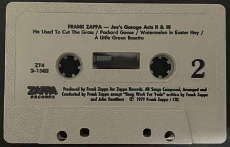 Frank Zappa : Joe's Garage Acts II & III (Cass, Album, Club)