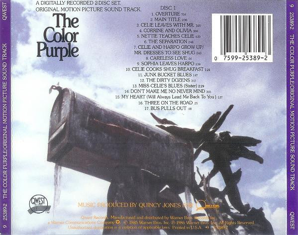 Quincy Jones : The Color Purple (Original Motion Picture Sound Track) (2xCD, Album)