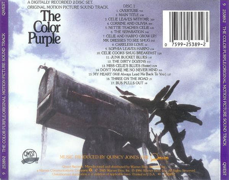 Quincy Jones : The Color Purple (Original Motion Picture Sound Track) (2xCD, Album)