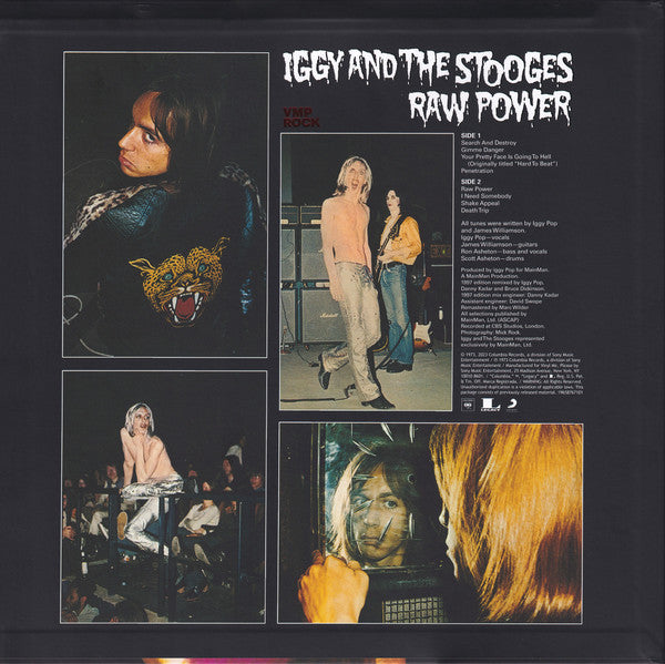 Iggy And The Stooges* : Raw Power (LP, Album, Club, RE, RM, Ora)