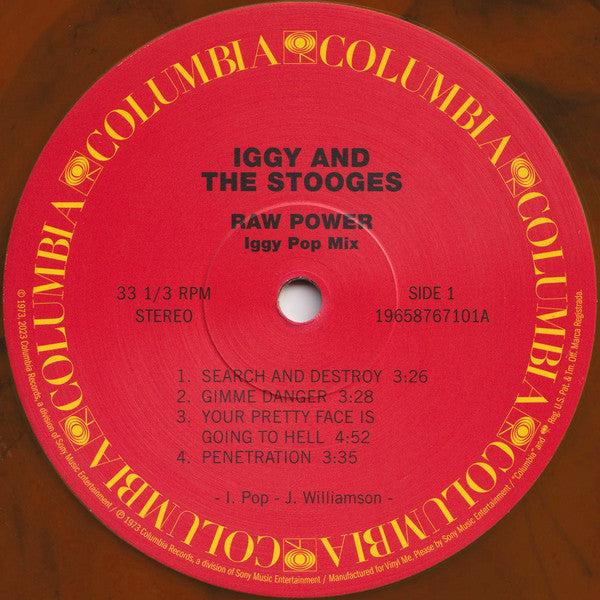 Iggy And The Stooges* : Raw Power (LP, Album, Club, RE, RM, Ora)