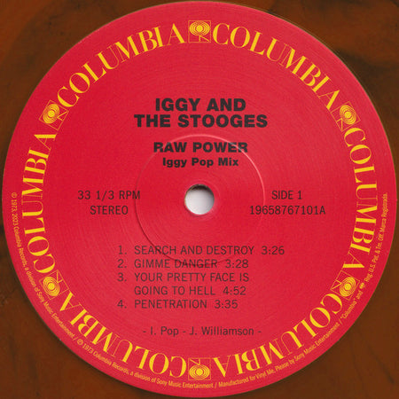 Iggy And The Stooges* : Raw Power (LP, Album, Club, RE, RM, Ora)