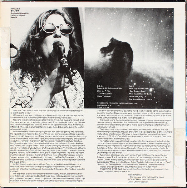 Mama Cass* : Dream A Little Dream Of Me (LP, Comp, RP)