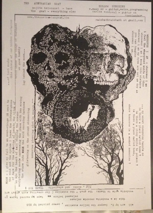 Hollow Sunshine / The Austrasian Goat : Hollow Sunshine / The Austrasian Goat (12", Ltd, Num)