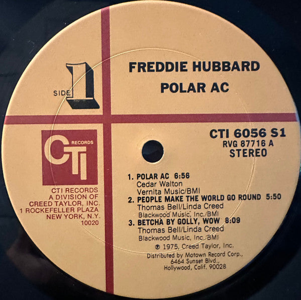 Freddie Hubbard : Polar AC (LP, Album, Gat)