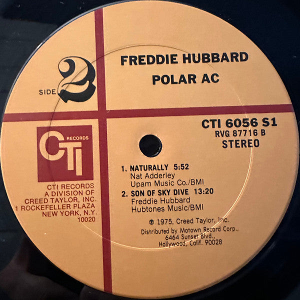 Freddie Hubbard : Polar AC (LP, Album, Gat)