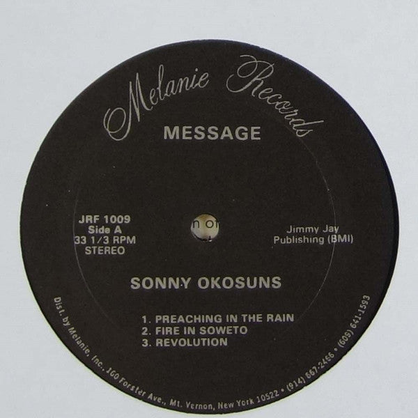 Sonny Okosun : Message (LP)
