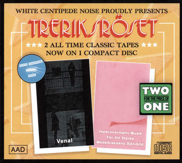 Treriksröset : Venal / Heteronormativ Musik För Att Stärka Medelklassens Självbild (CD, Comp, RM)