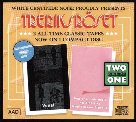 Treriksröset : Venal / Heteronormativ Musik För Att Stärka Medelklassens Självbild (CD, Comp, RM)