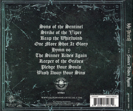 KK's Priest : The Sinner Rides Again (CD, Album, Dig)