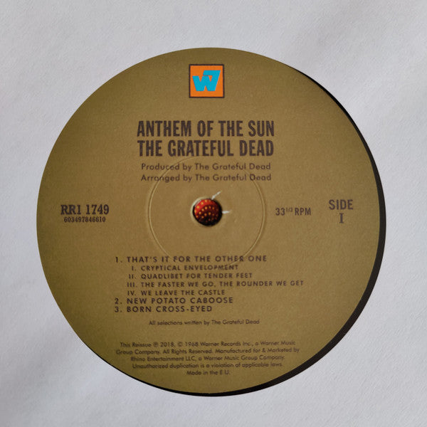 Grateful Dead* : Anthem Of The Sun (LP, Album, RE, RM, 180)