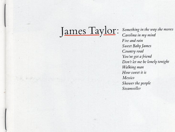 James Taylor (2) : Greatest Hits (CD, Comp, RE)