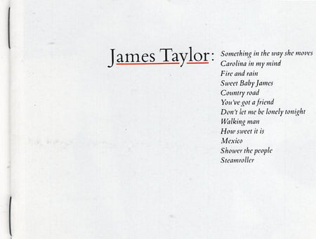James Taylor (2) : Greatest Hits (CD, Comp, RE)