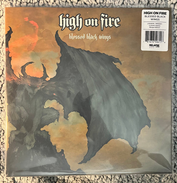 High On Fire : Blessed Black Wings (2xLP, Album, RE, RP, Cus)