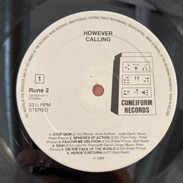 However : Calling (LP, Album)