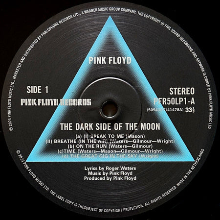 Pink Floyd : The Dark Side Of The Moon (LP, Album, RE, RM, 50t)