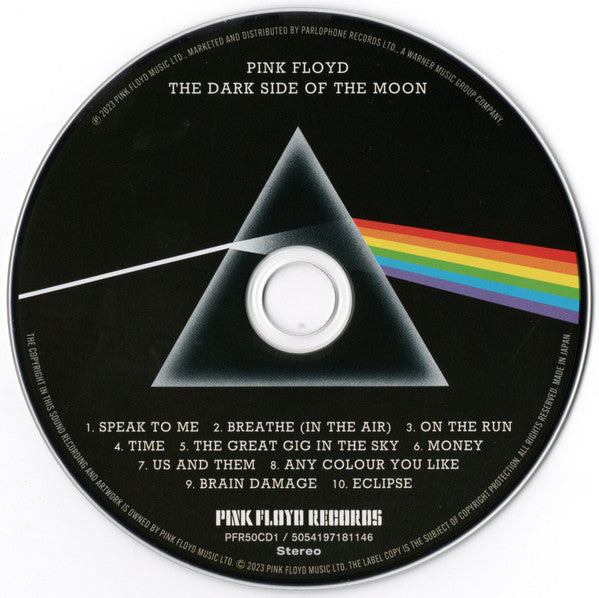 Pink Floyd : The Dark Side Of The Moon (CD, Album, RE, RM, 50t)