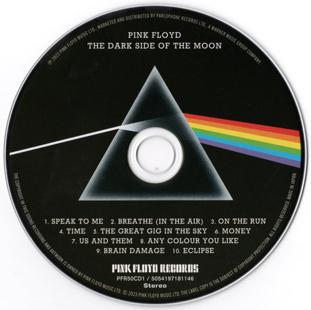 Pink Floyd : The Dark Side Of The Moon (CD, Album, RE, RM, 50t)