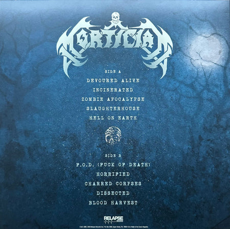 Mortician : Zombie Apocalypse (12", EP, RE, RP, Blu)