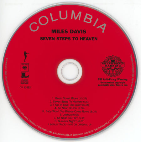 Miles Davis : Seven Steps To Heaven (CD, Album, RE, Arv)