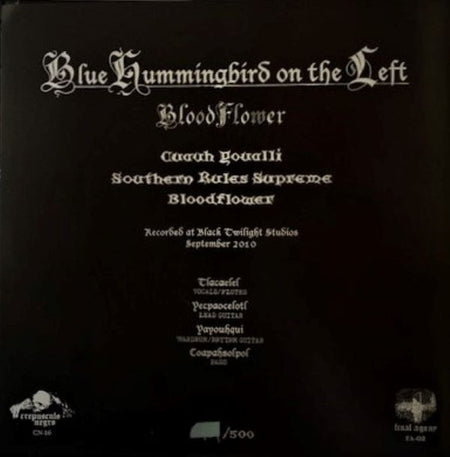 Blue Hummingbird On The Left : BloodFlower (7", Ltd, Num)