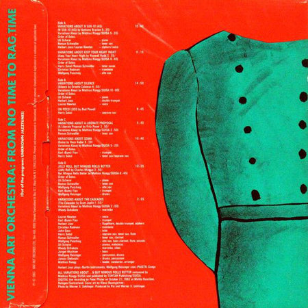 Vienna Art Orchestra : From No Time to Rag Time (2xLP + Box, Album)