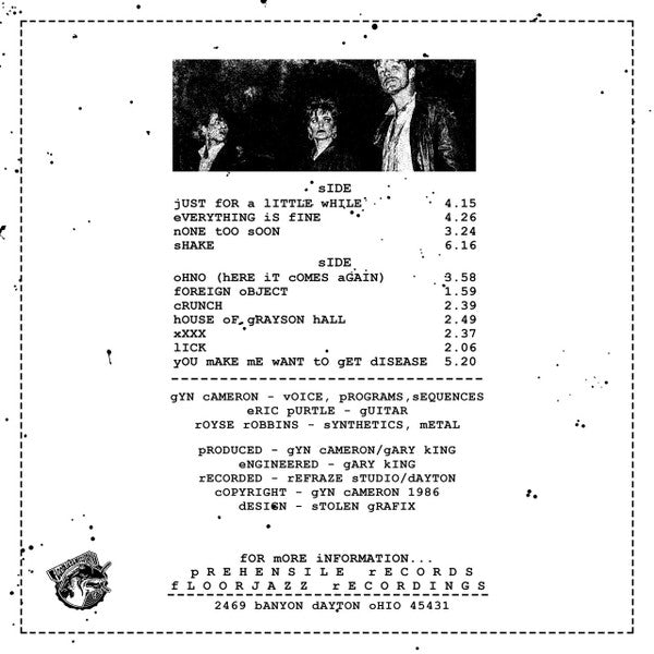 Dementia Precox : Huh? (LP, Album, Ltd, RE, RM)