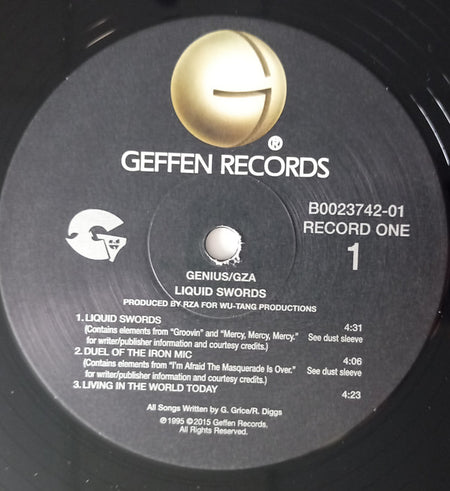 The Genius / GZA : Liquid Swords (2xLP, Album, RE)