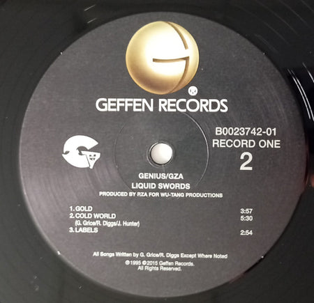 The Genius / GZA : Liquid Swords (2xLP, Album, RE)