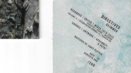 Directives : Glimmer (CDr, Album, Ltd, Num)