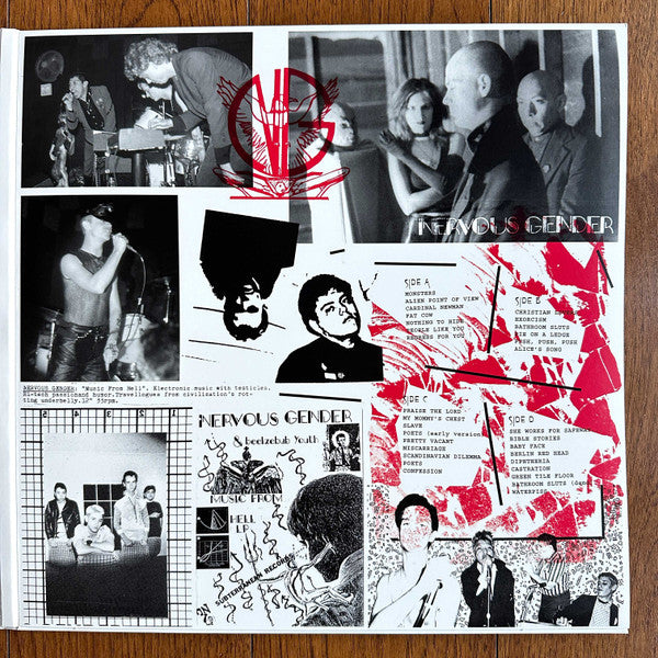 Nervous Gender : Music From Hell (LP, Album, RE + LP, Comp + Dlx, RM)