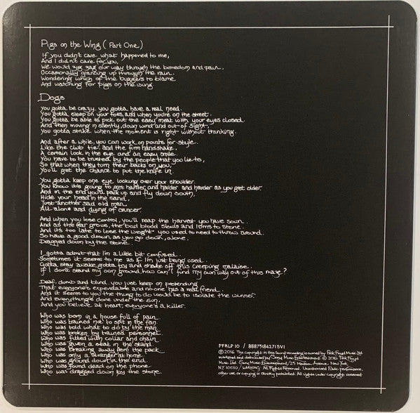 Pink Floyd : Animals (LP, Album, RE, RM, Gat)