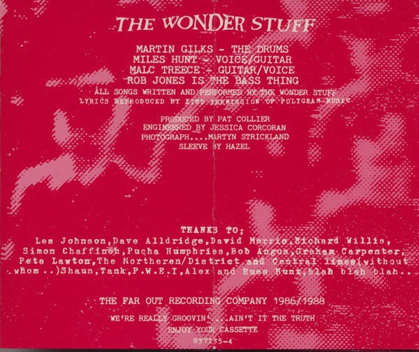 The Wonder Stuff : The Eight Legged Groove Machine (Cass, Album)