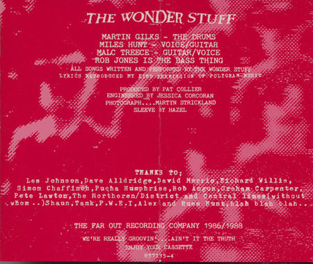 The Wonder Stuff : The Eight Legged Groove Machine (Cass, Album)