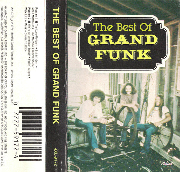 Grand Funk* : The Best Of Grand Funk (Cass, Comp)