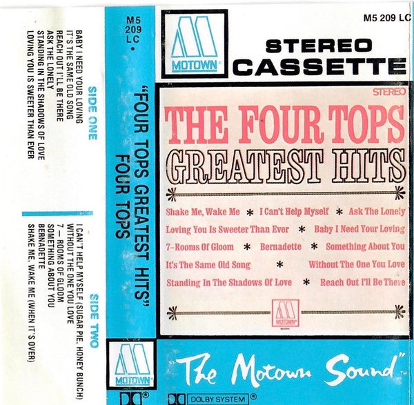 The Four Tops* : Greatest Hits (Cass, Comp, Dol)