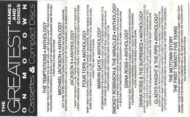 The Four Tops* : Greatest Hits (Cass, Comp, Dol)