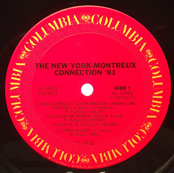 Various : The New York Montreux Connection '81 (LP)