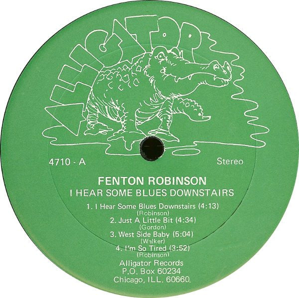 Fenton Robinson : I Hear Some Blues Downstairs (LP, Album, NAM)