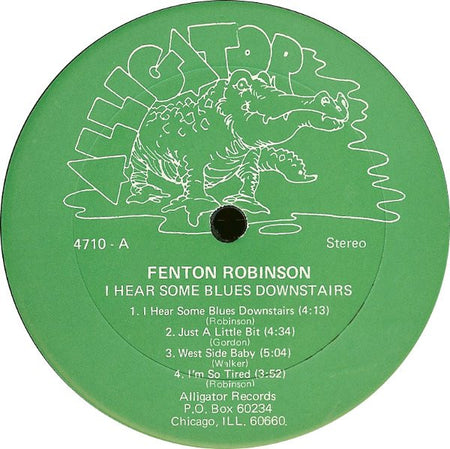 Fenton Robinson : I Hear Some Blues Downstairs (LP, Album, NAM)