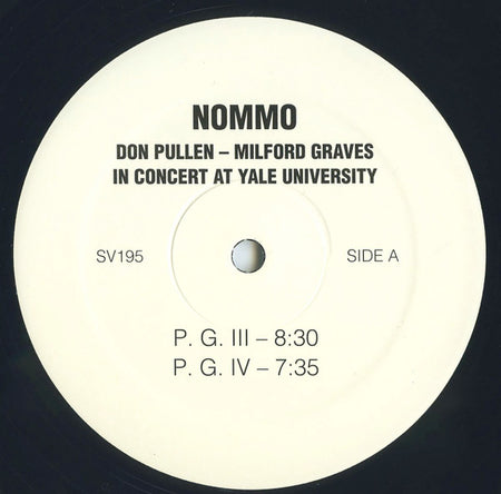Milford Graves, Don Pullen : Nommo (LP, Album, RE)