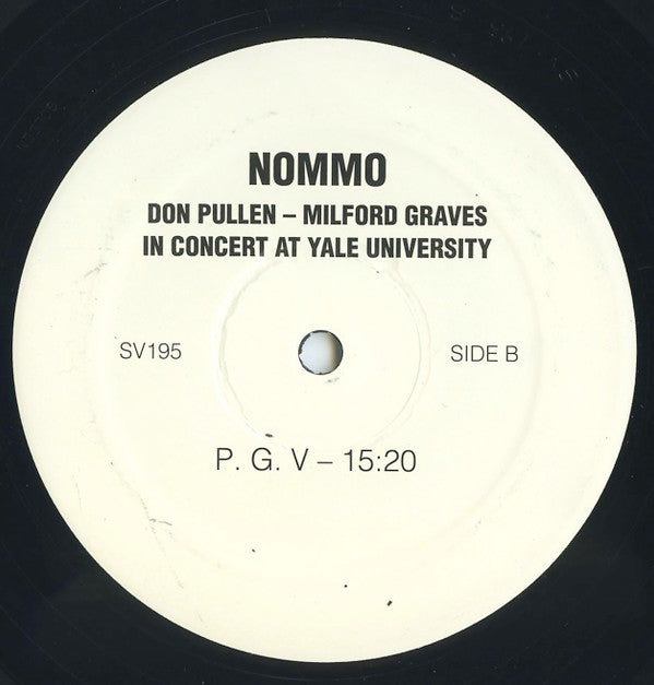 Milford Graves, Don Pullen : Nommo (LP, Album, RE)