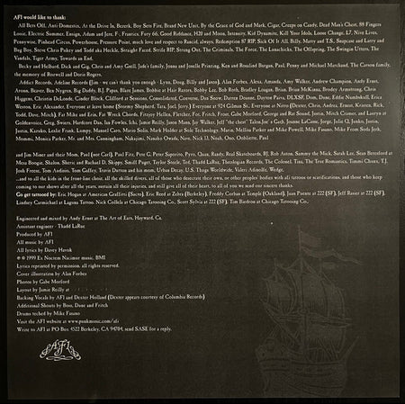 AFI : Black Sails In The Sunset (LP, Album, RE)