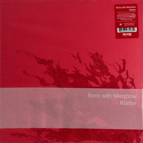 Boris (3) With Merzbow : Klatter (LP, Album, RE, Pin)