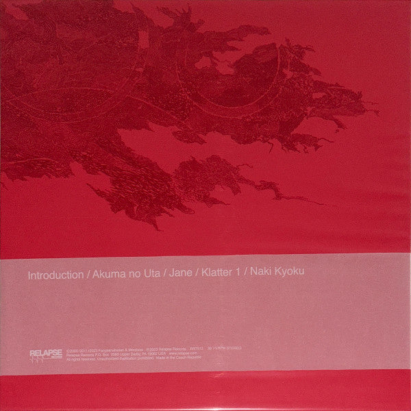 Boris (3) With Merzbow : Klatter (LP, Album, RE, Pin)