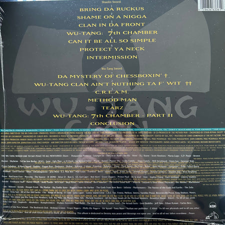 Wu-Tang Clan : Enter The Wu-Tang (36 Chambers) (LP, Album, RE, Van)