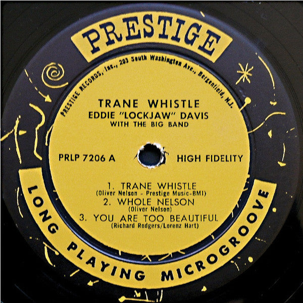 Eddie "Lockjaw" Davis Big Band : Trane Whistle (LP, Mono)